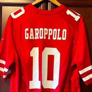Like New NIKE NFL SF 49ers Classic Jimmy Quarterback GAROPPOLO #10 Red JERSEY!